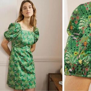 Boden Puff Sleeves Mini Dress